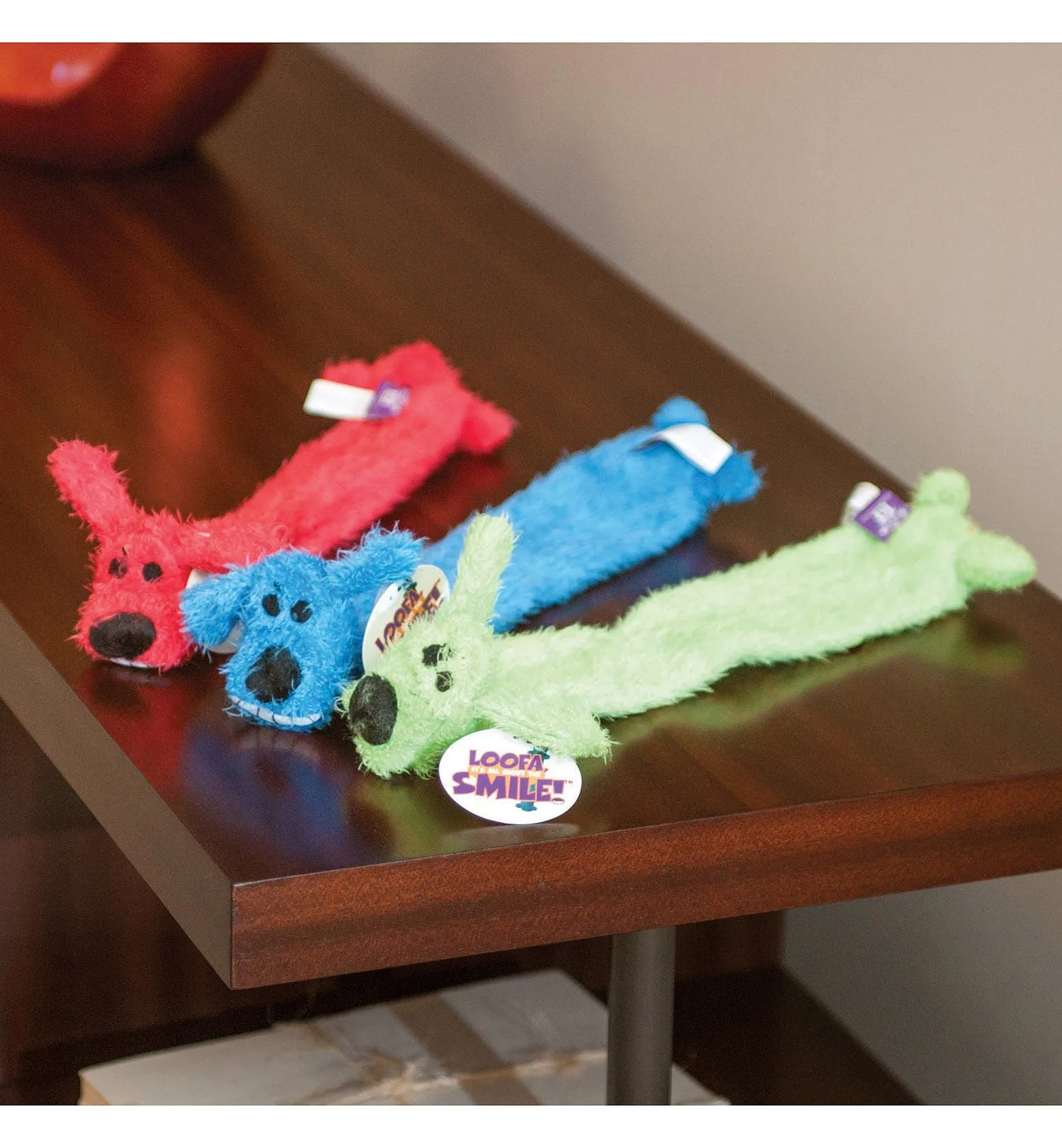 Unstuffed Loofa Dog Toy, 12" L