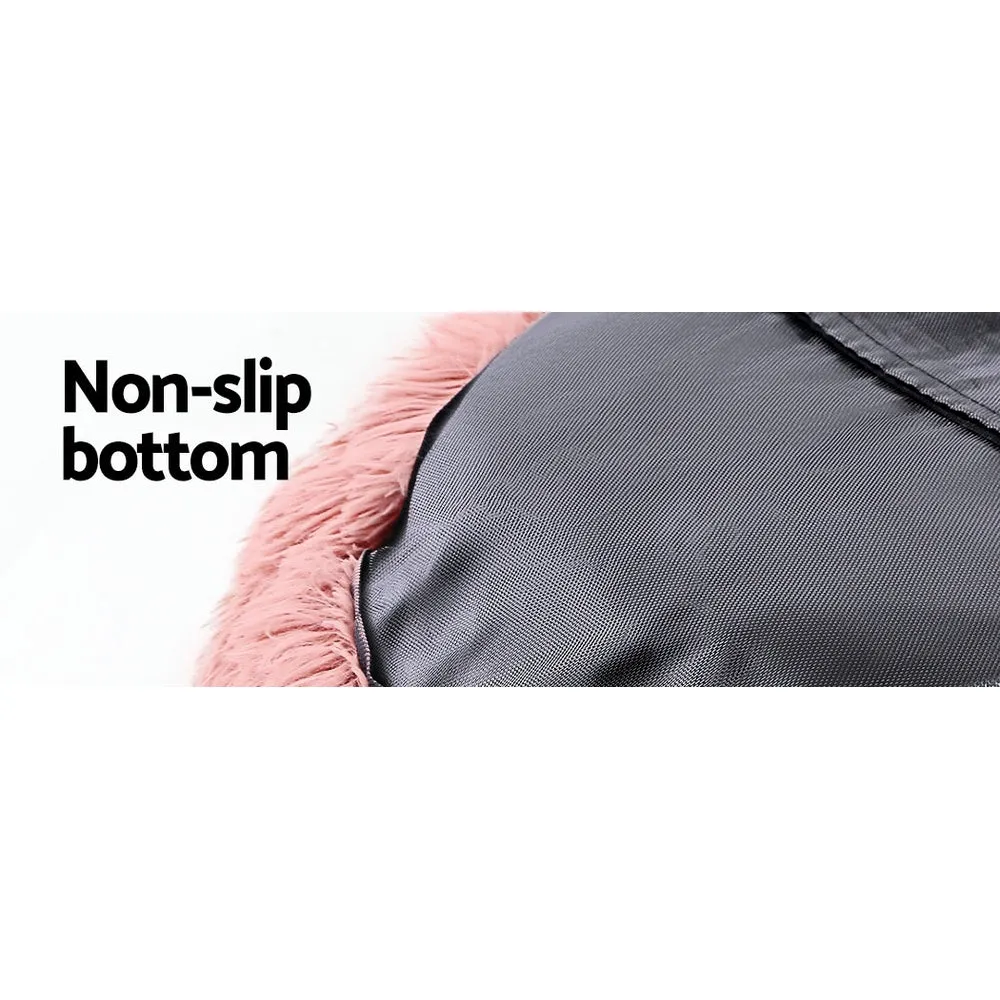 XLarge Dog Beds Pet 110cm Calming Soft Plush - Pink