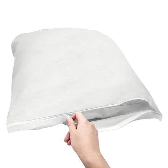 Zippered Waterproof Bed Bug/Dust Mite Fabric Pillow Covers